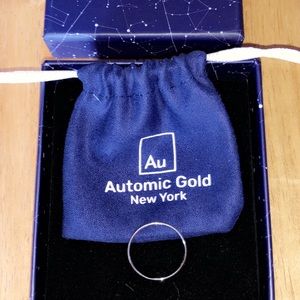 Automic GOLD 14k white gold ring